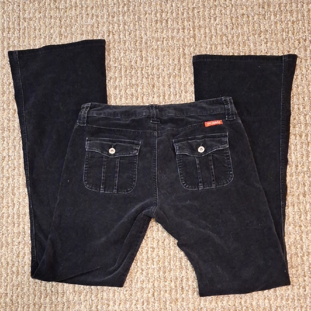 Black Corduroy Pants - Picture 3 of 5